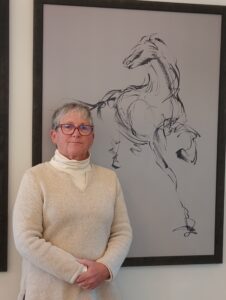 Wall poster of horse sketch